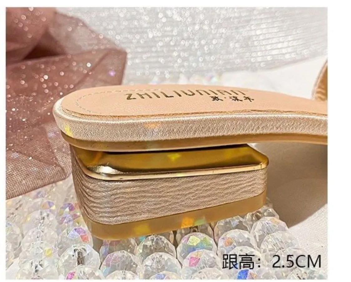 2024 summer new thick heel sandals for women Tommy Bahama Flip Flops