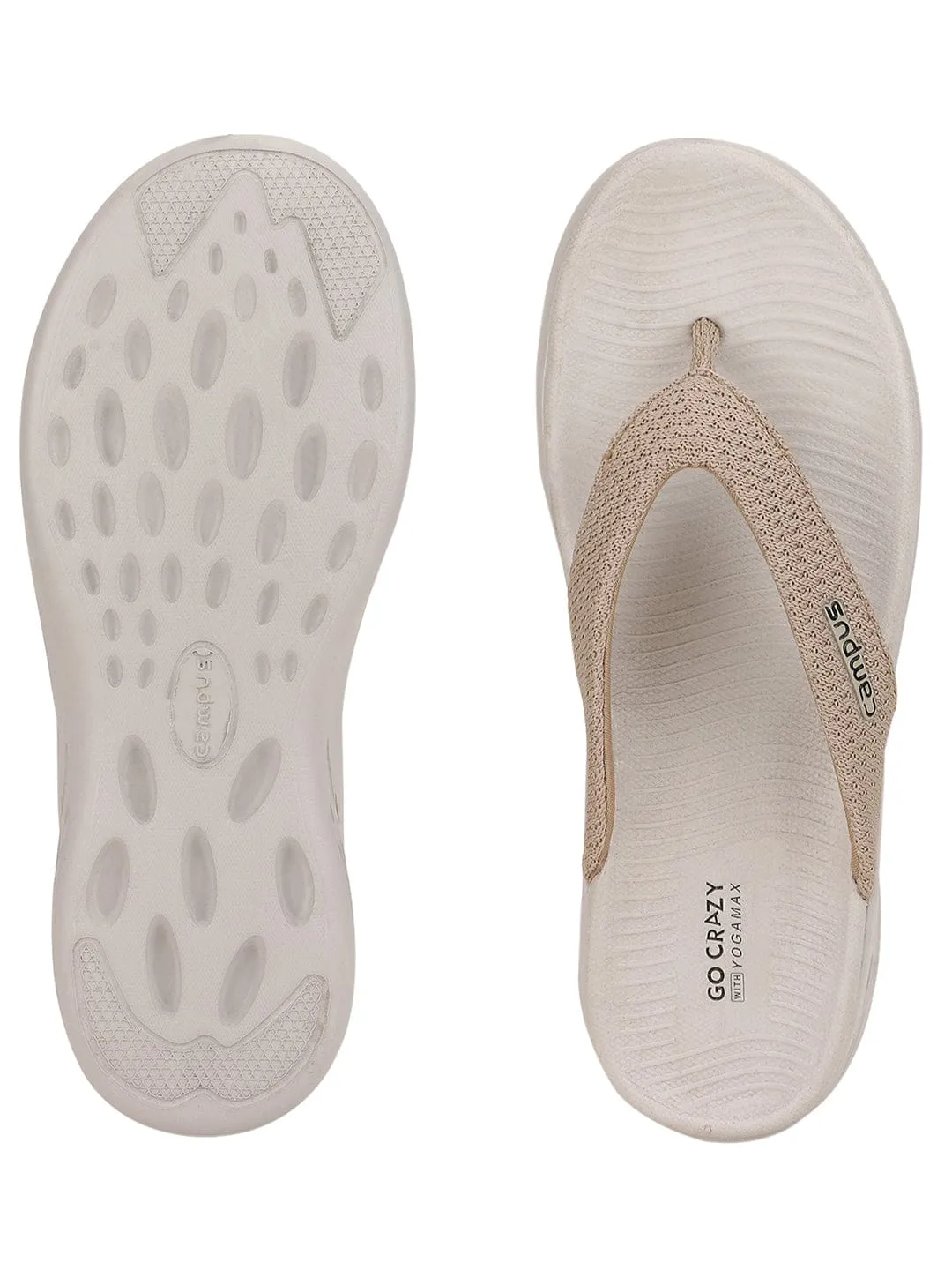 Flip Flops Nyc 2GC-SL-02L Beige Women's Flip Flops