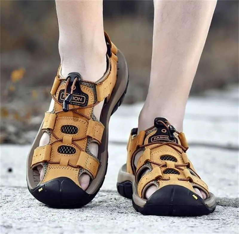 45% OFFMen's Fashion Casual Waterproof Hiking Sandals Sandals Woven