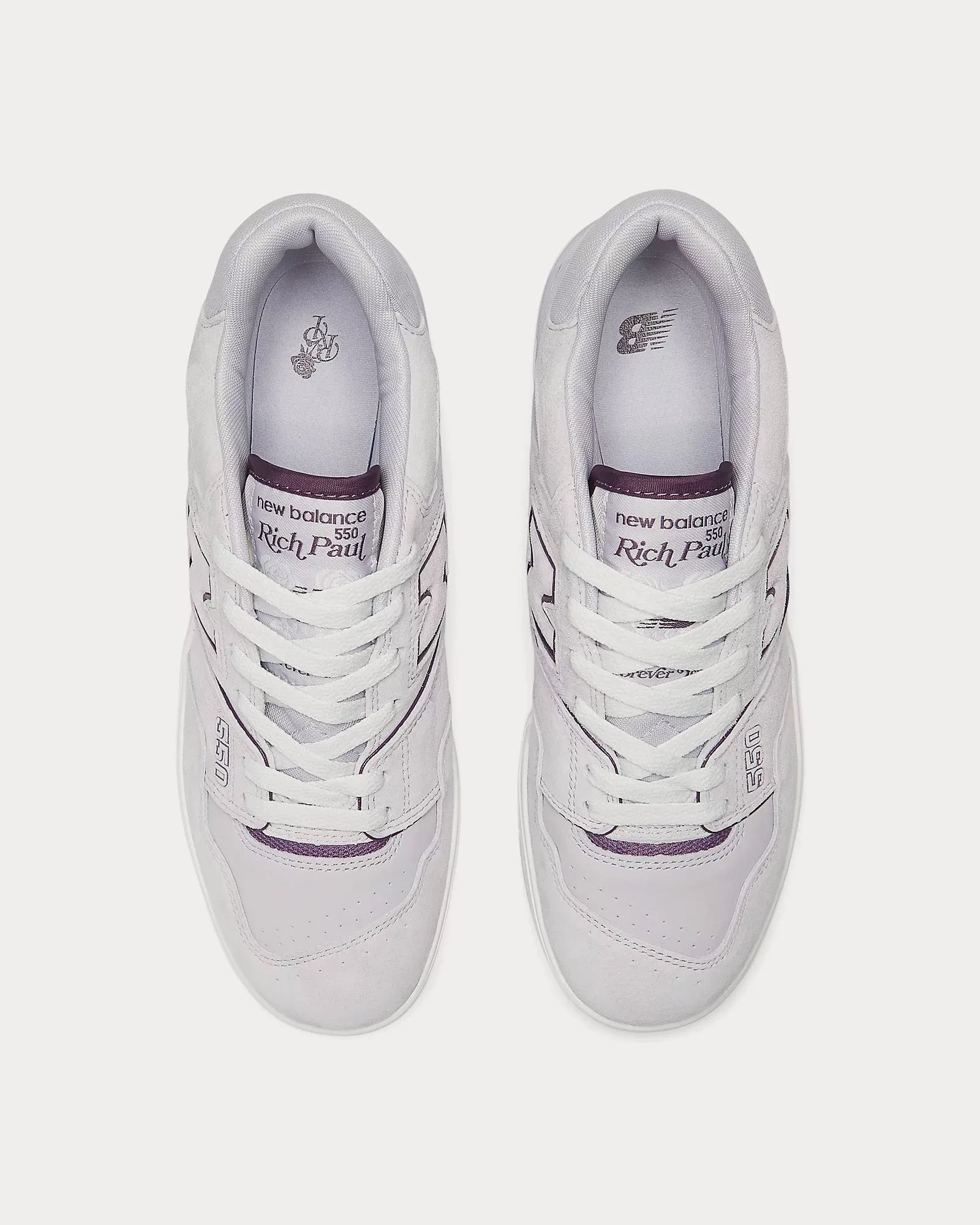 New Balance Women's Fresh Foam X More V5 550  Grey Violet / Midnight Violet Low Top Sneakers