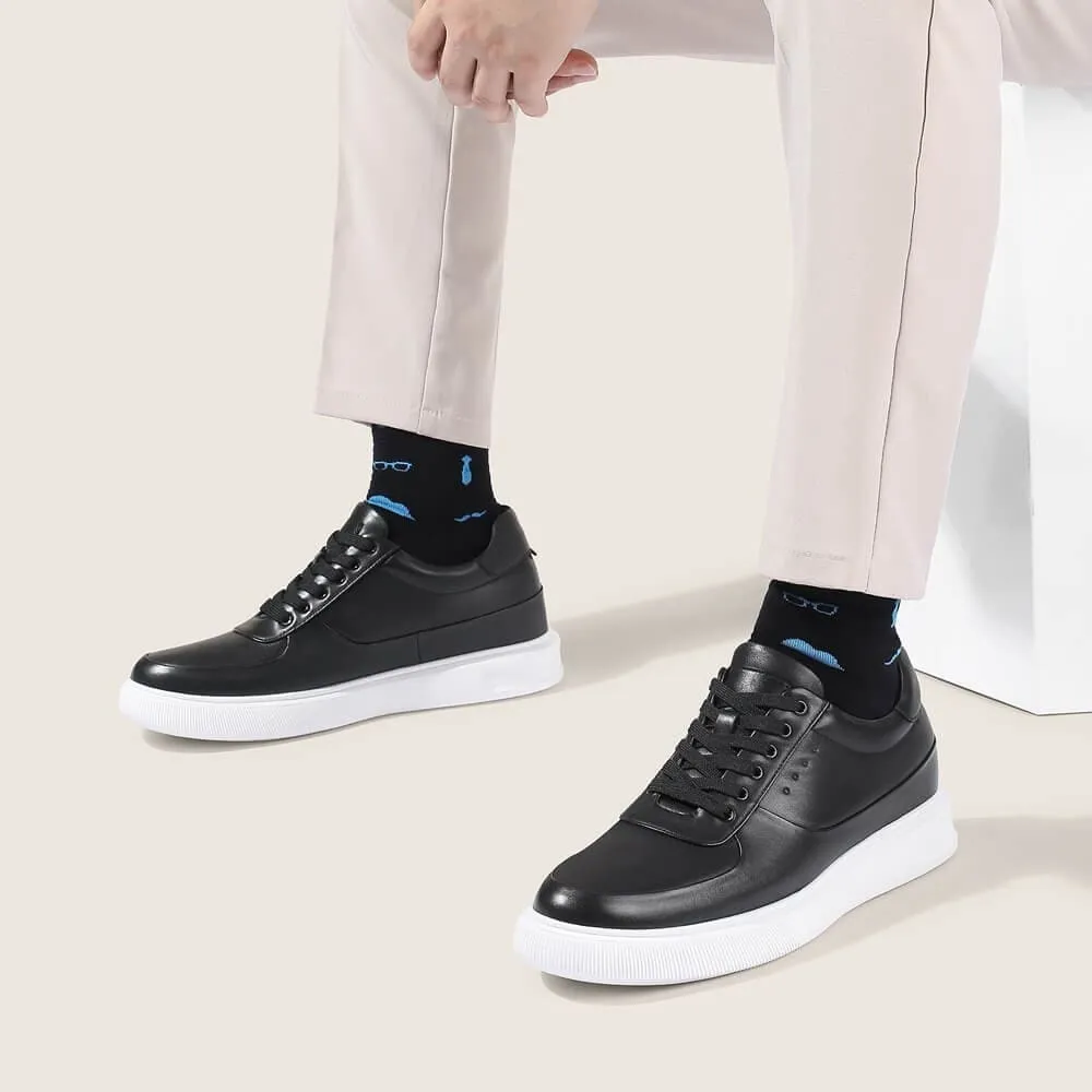On Sale Sneakers 6 CM / 2.36 Inches CMR CHAMARIPA Elevator Shoes - Step Up Your Height Game with Black Casual Elevator Sneakers - Gain 2.36 Inches Instantly!