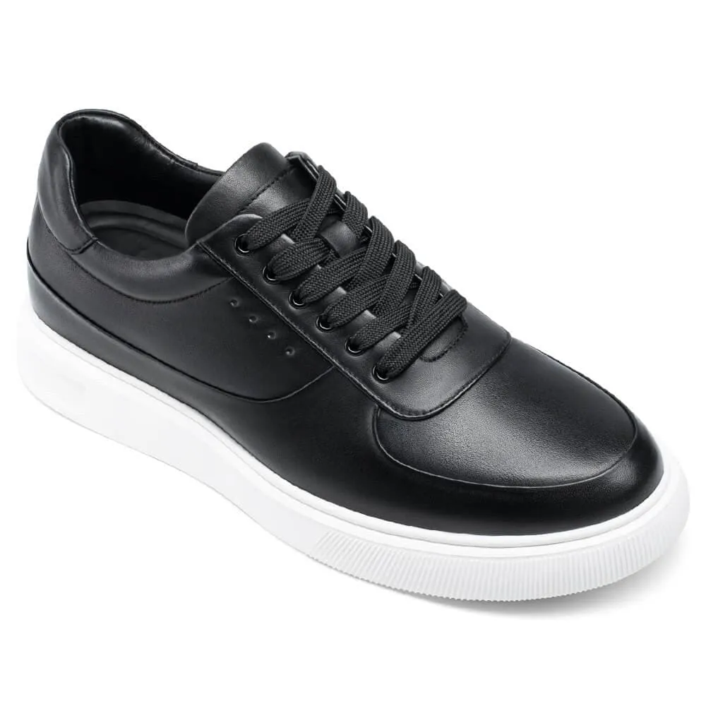 Sneakers At Wedding 6 CM / 2.36 Inches CMR CHAMARIPA Elevator Shoes - Step Up Your Height Game with Black Casual Elevator Sneakers - Gain 2.36 Inches Instantly!