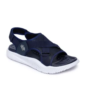 A-HA Casual Blue Sandals For Men STAMINA-6E By Liberty Best Leather Slippers