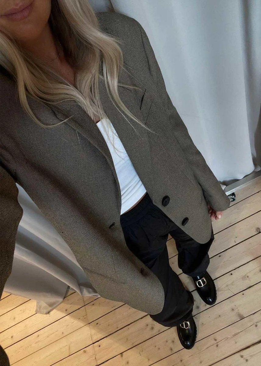 Floral Loafers A3008 Black calf 80 - Black Calf 80