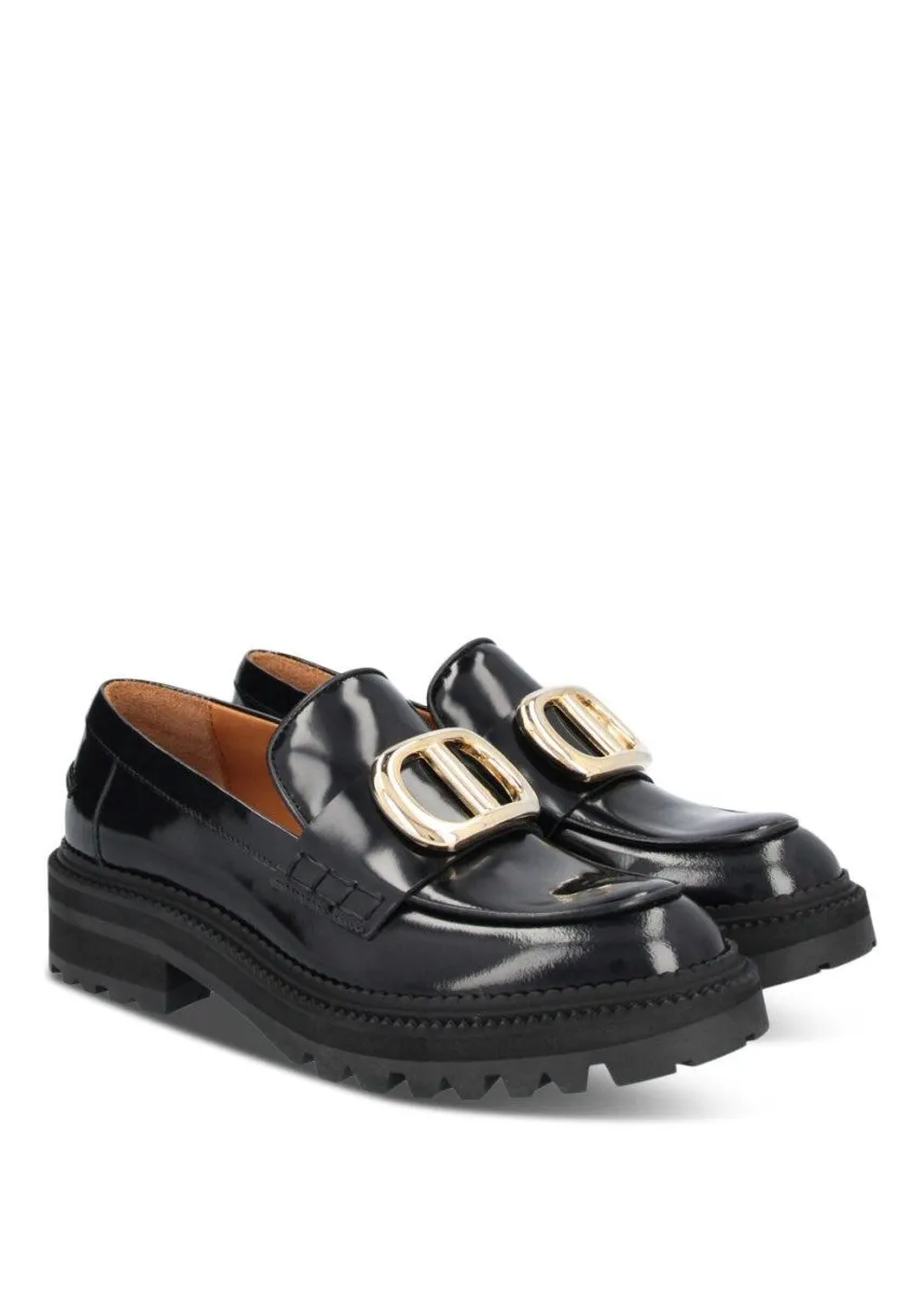 A3008 Black calf 80 - Black Calf 80 Foam Loafers