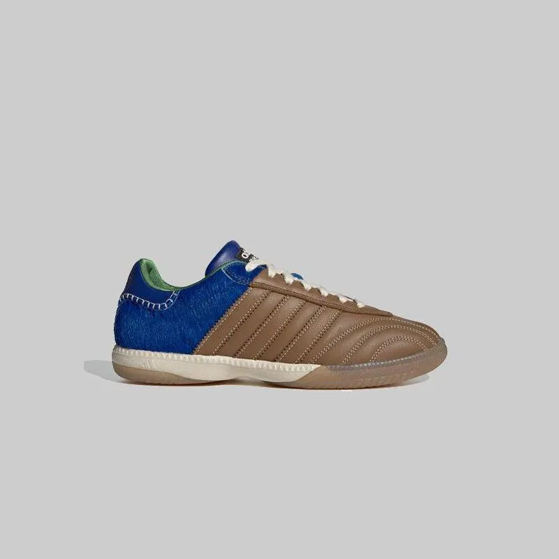 Adidas Jeans Shoes Wales Bonner MN Samba PNY NPPA - Brown/Royal Blue
