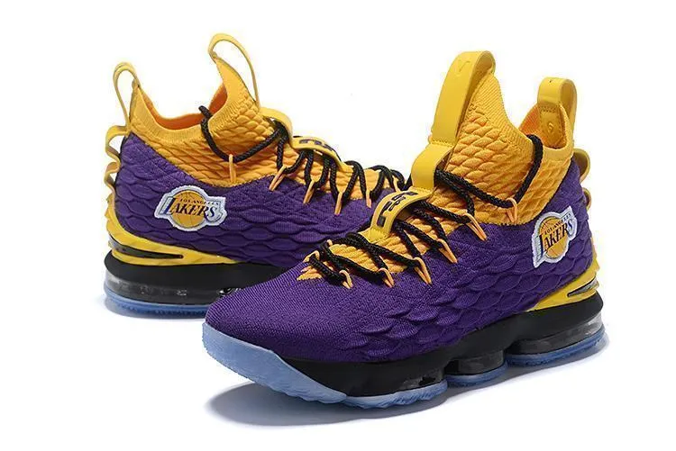 Nike Lebron XV 15 Purple Yellow Black  Men Shoes !!! CYBER MONDAY SALE !!! Asics Gel Cumulus 27 Running Shoes