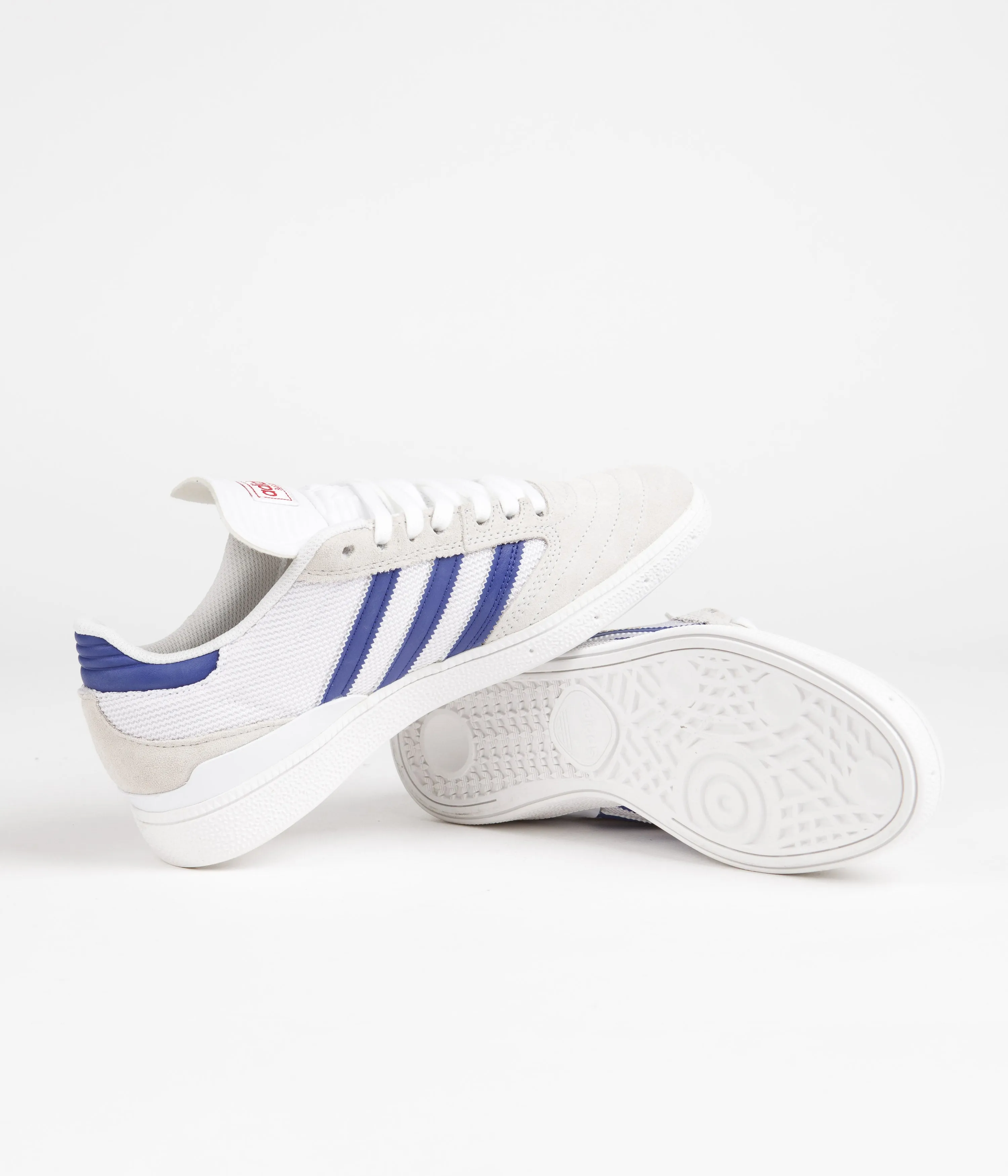 Adidas Shoes Tubular Adidas Busenitz Shoes - Crystal White / Semi Lucid Blue / Gold Metallic