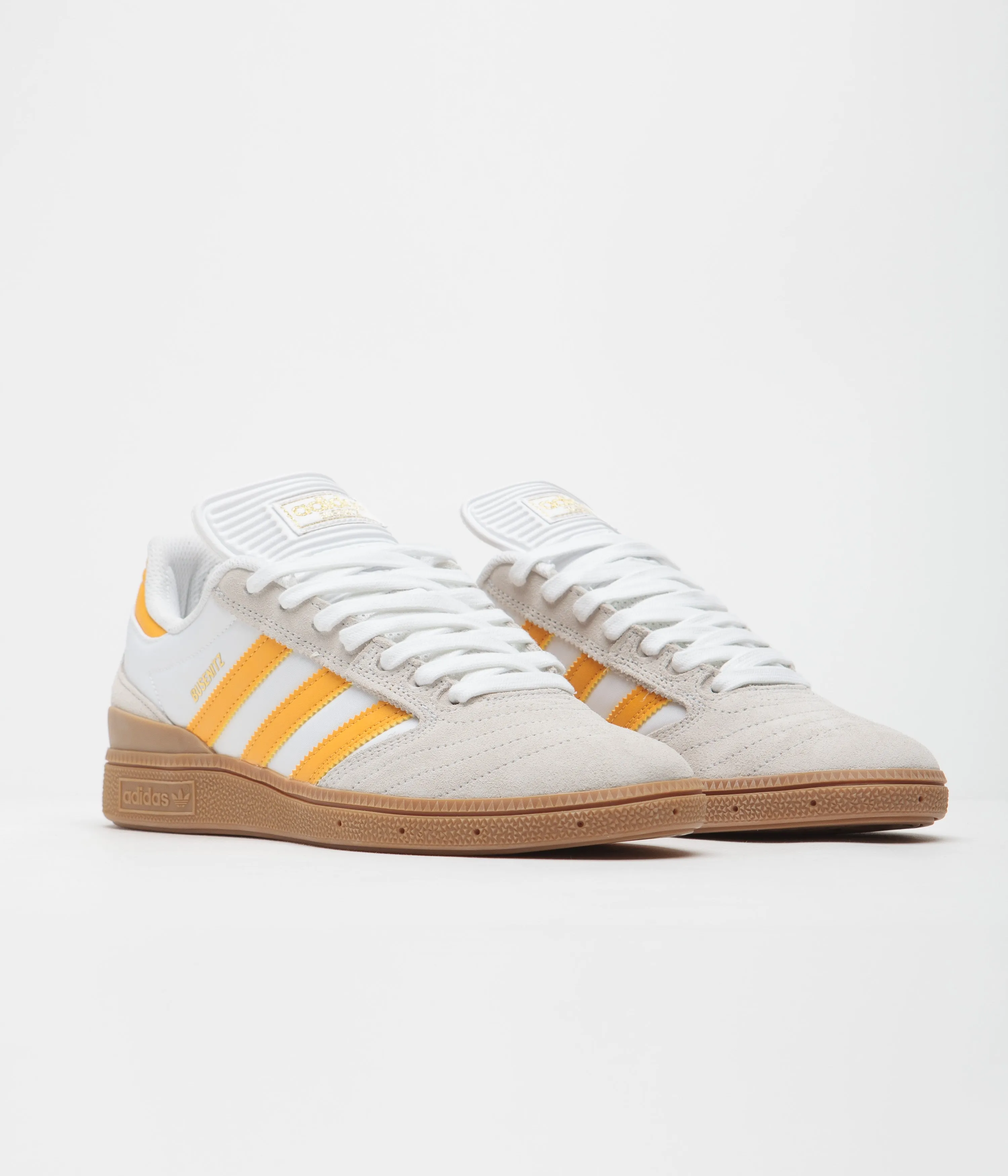 Adidas Adizero Ubersonic 4 Tennis Shoes Adidas Busenitz Shoes - Crystal White / Yellow / Gum4