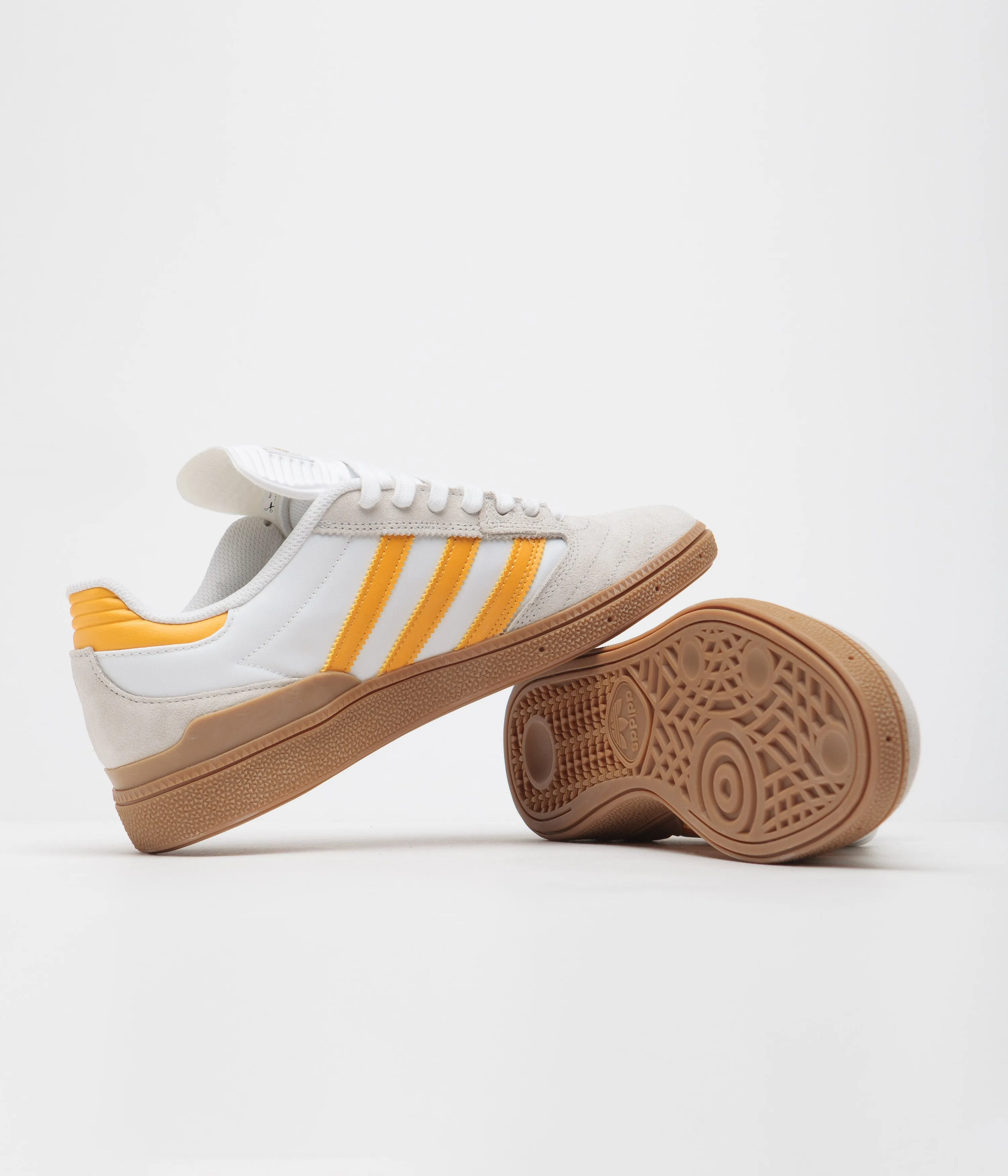 Adidas Busenitz Shoes - Crystal White / Yellow / Gum4 Adidas Mls Shoes
