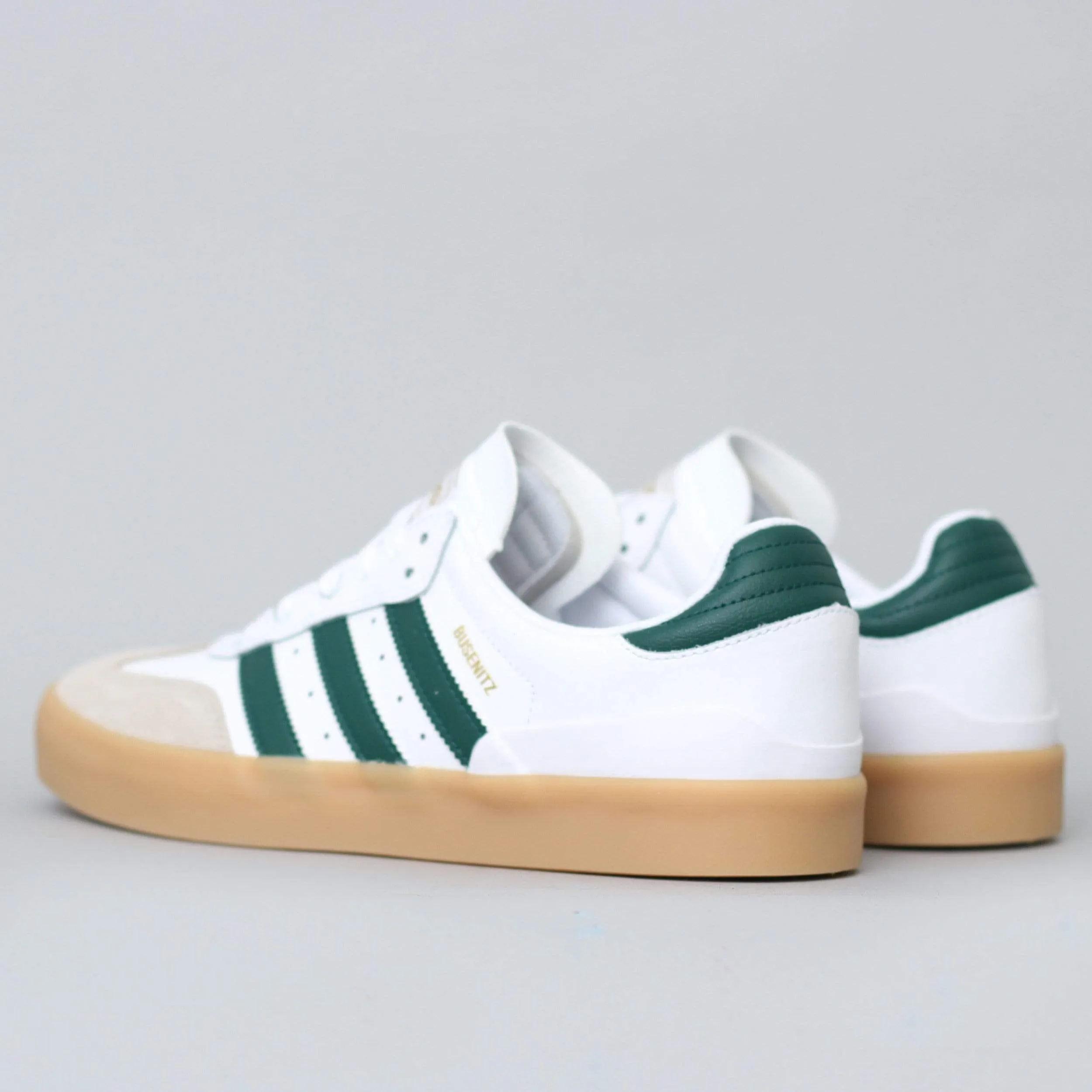 adidas Busenitz Vulc RX Shoes FTWR White / Collegiate Green / Gum3 Adidas Running Supernova Shoes