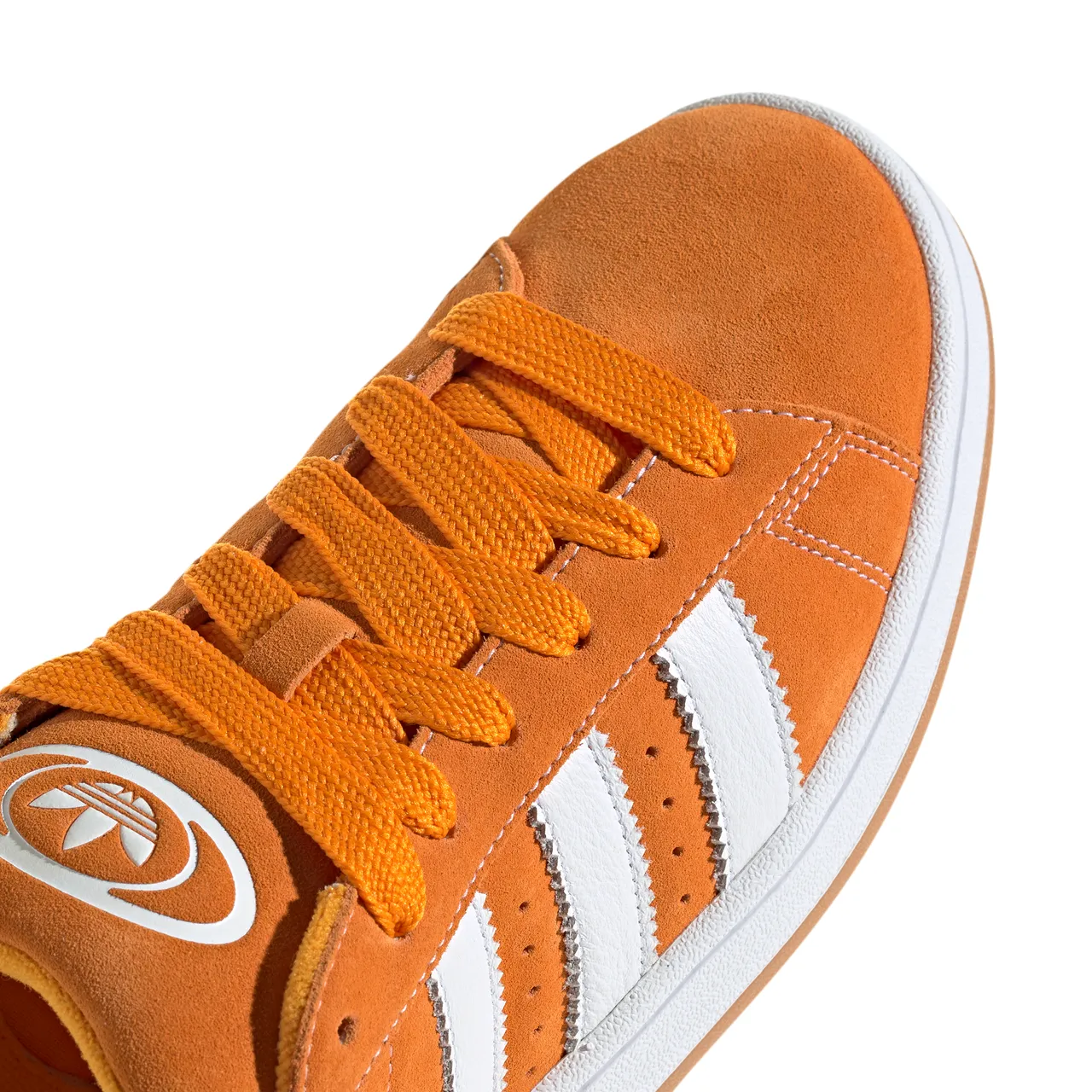 Adidas Campus 00 Orange Suede Adidas Laceless Football Shoes