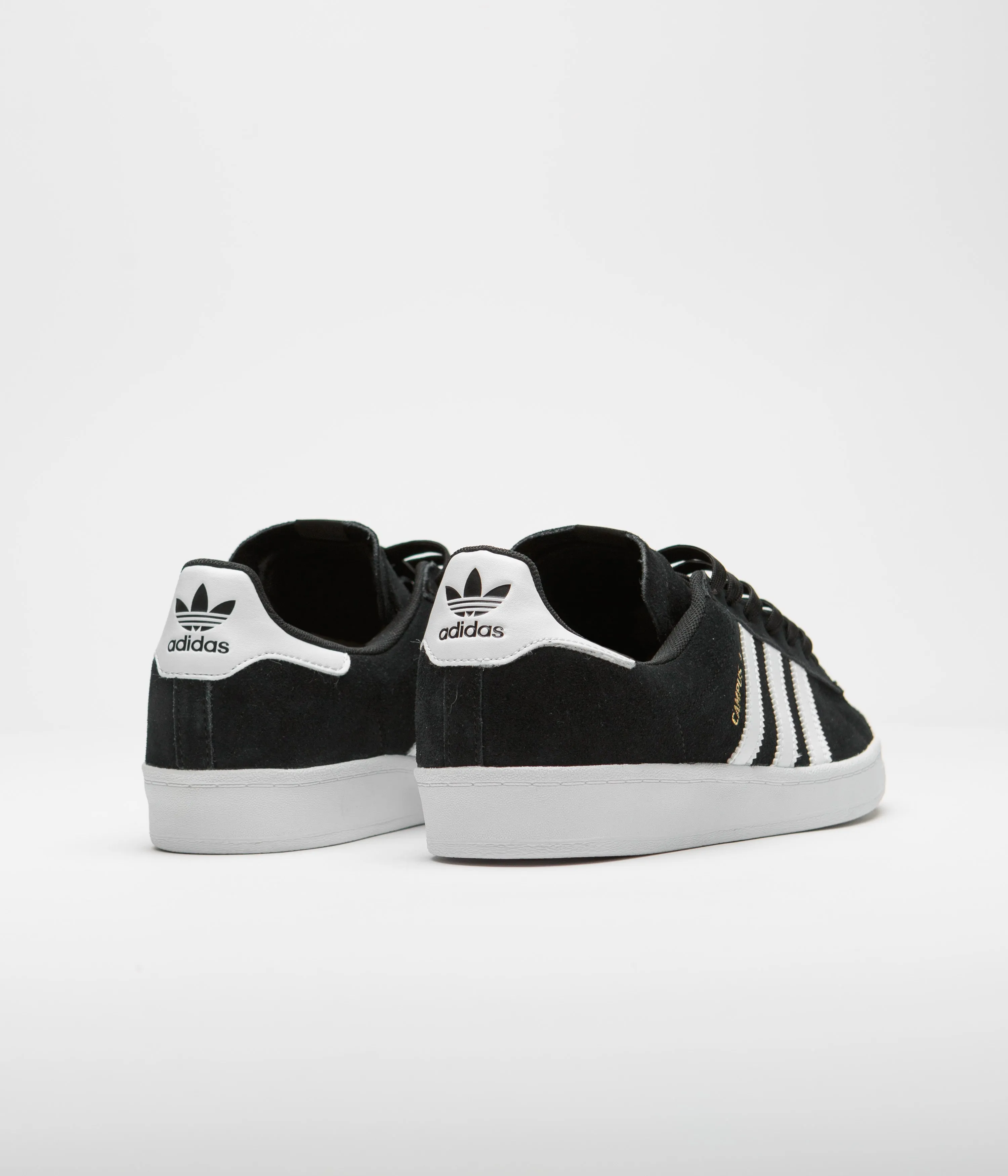 Adidas Campus ADV Shoes - Core Black / White / White Adidas Contestant Taekwondo Shoes