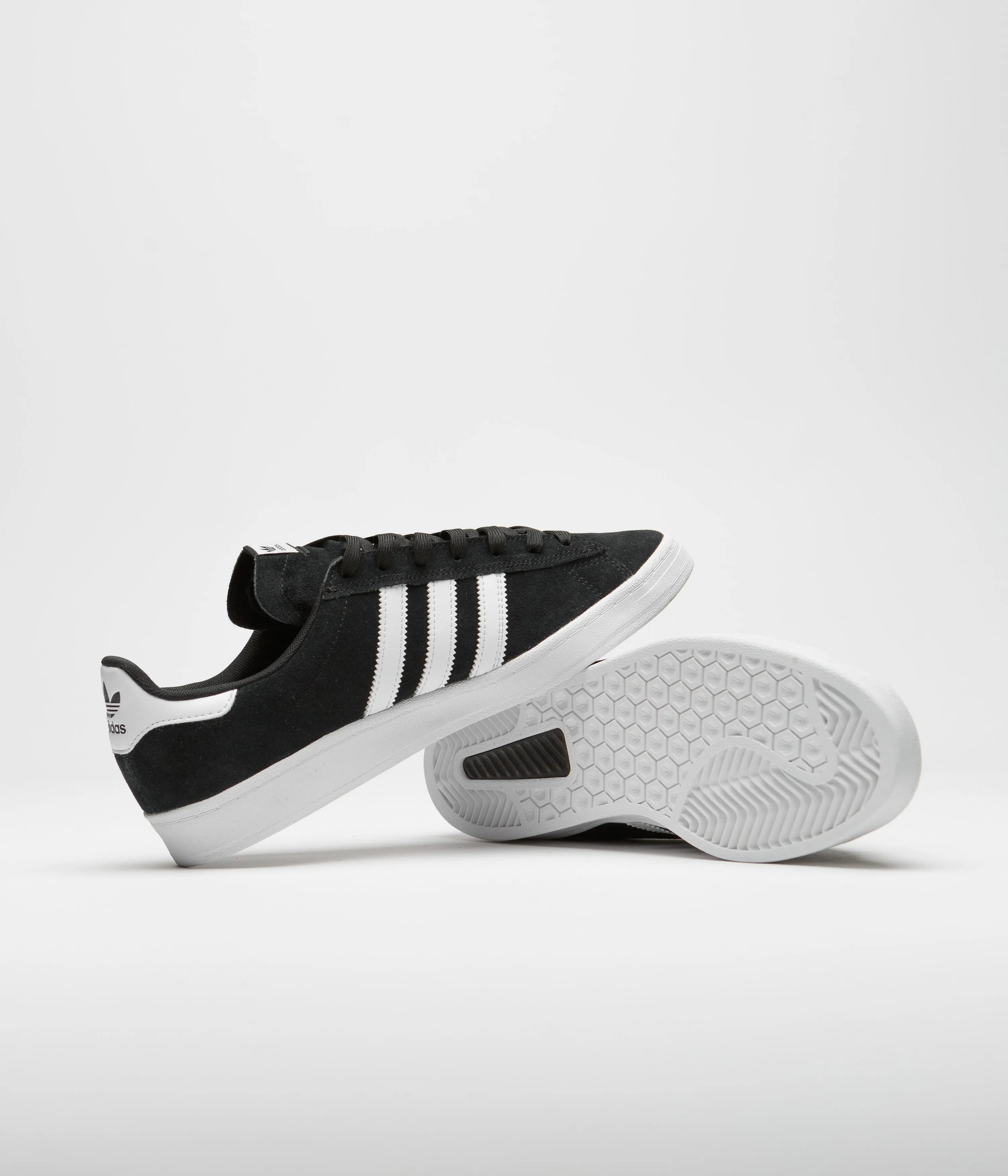 Adidas Campus ADV Shoes - Core Black / White / White Adidas Waterproof Hiking Shoes