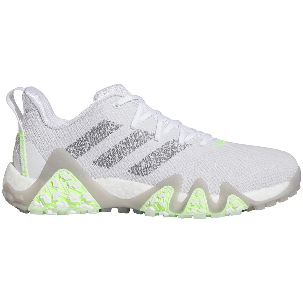 Adidas Gamecourt Tennis Shoes adidas Codechaos 22 Golf Shoes - White/Grey/Lucid Lemon