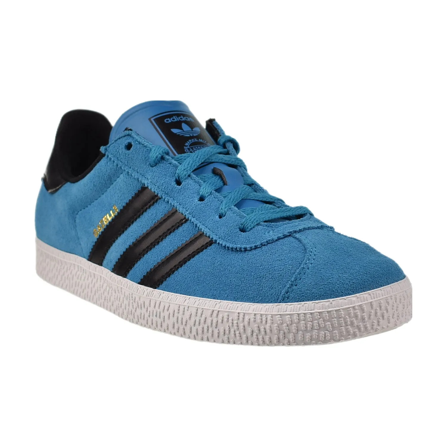 Adidas Gazelle 2 Big Kids' Shoes Blue-Black Comfiest Adidas Shoes