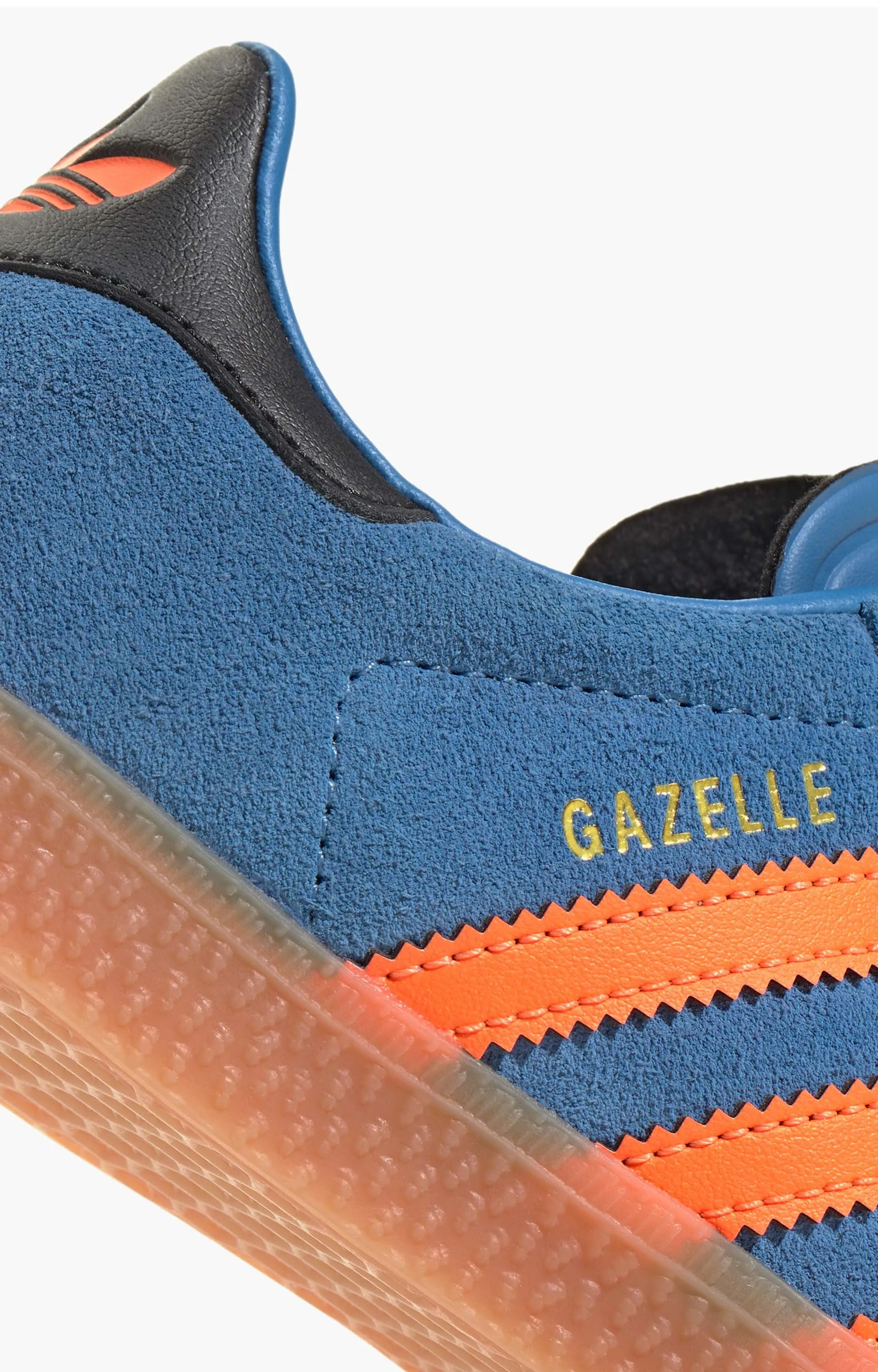 Casual Adidas Shoes Adidas Gazelle Youth Shoe, Blue/Orange/Black