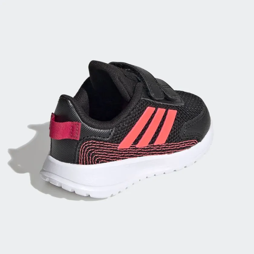 ADIDAS INFANT TENSAUR RUN I - Core Black / Signal Pink / Power Pink Indiana University Adidas Shoes