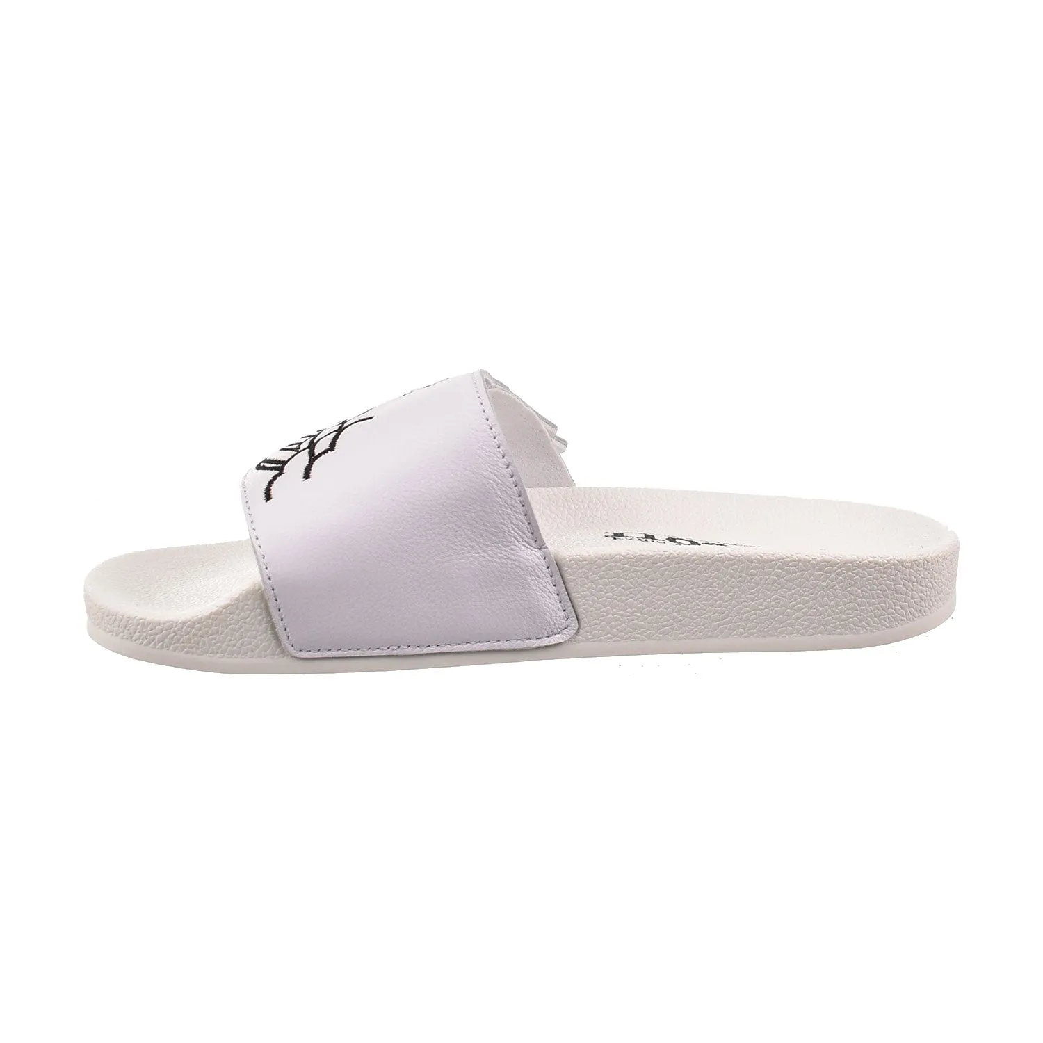 Adidas JS Monogram Adilette Wings Men's Slide Sandals White/Black Hey Slippers