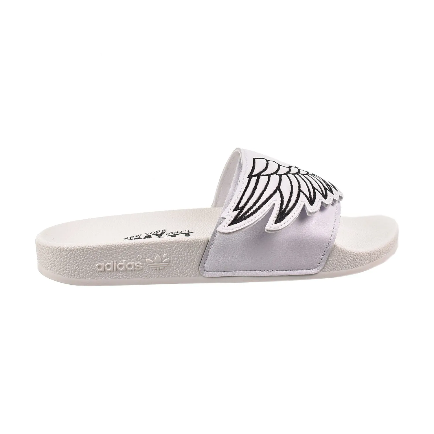 Drake Slide Adidas JS Monogram Adilette Wings Men's Slide Sandals White/Black