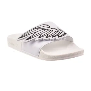 Adidas JS Monogram Adilette Wings Men's Slide Sandals White/Black Parachute Slippers