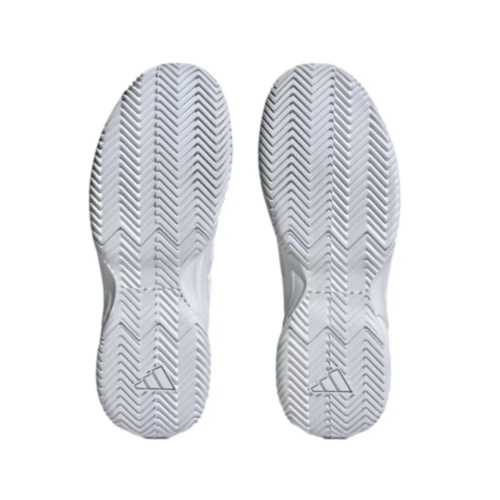 Adidas Climbing Shoes Adidas Men's Game Court 2 Tennis Shoe (Cloud White/Cloud White/Matte Silver)