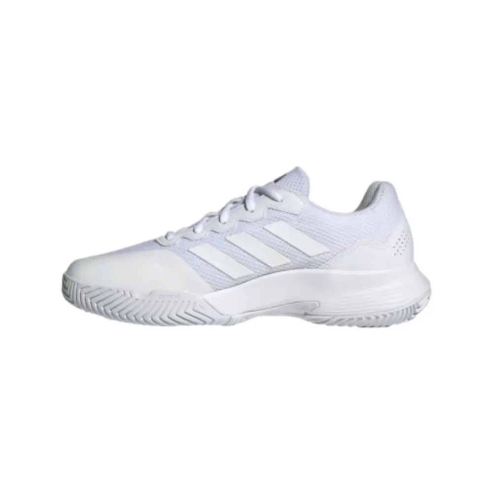 Adidas Men's Game Court 2 Tennis Shoe (Cloud White/Cloud White/Matte Silver) Adidas Hoops 3.0 Mid Classic Vintage Shoes