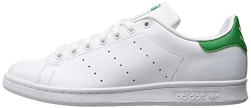 adidas Men's Originals Stan Smith Sneaker, White/White/Fairway, 9.5 M US Adidas Shoes Supernova