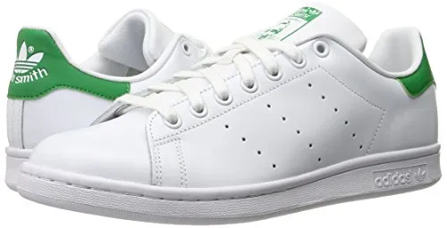 adidas Men's Originals Stan Smith Sneaker, White/White/Fairway, 9.5 M US Denim Adidas Shoes