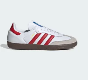 Adidas Men's Samba OG Cloud White / Better Scarlet / Supplier Colour Adidas Torsion Tennis Shoe