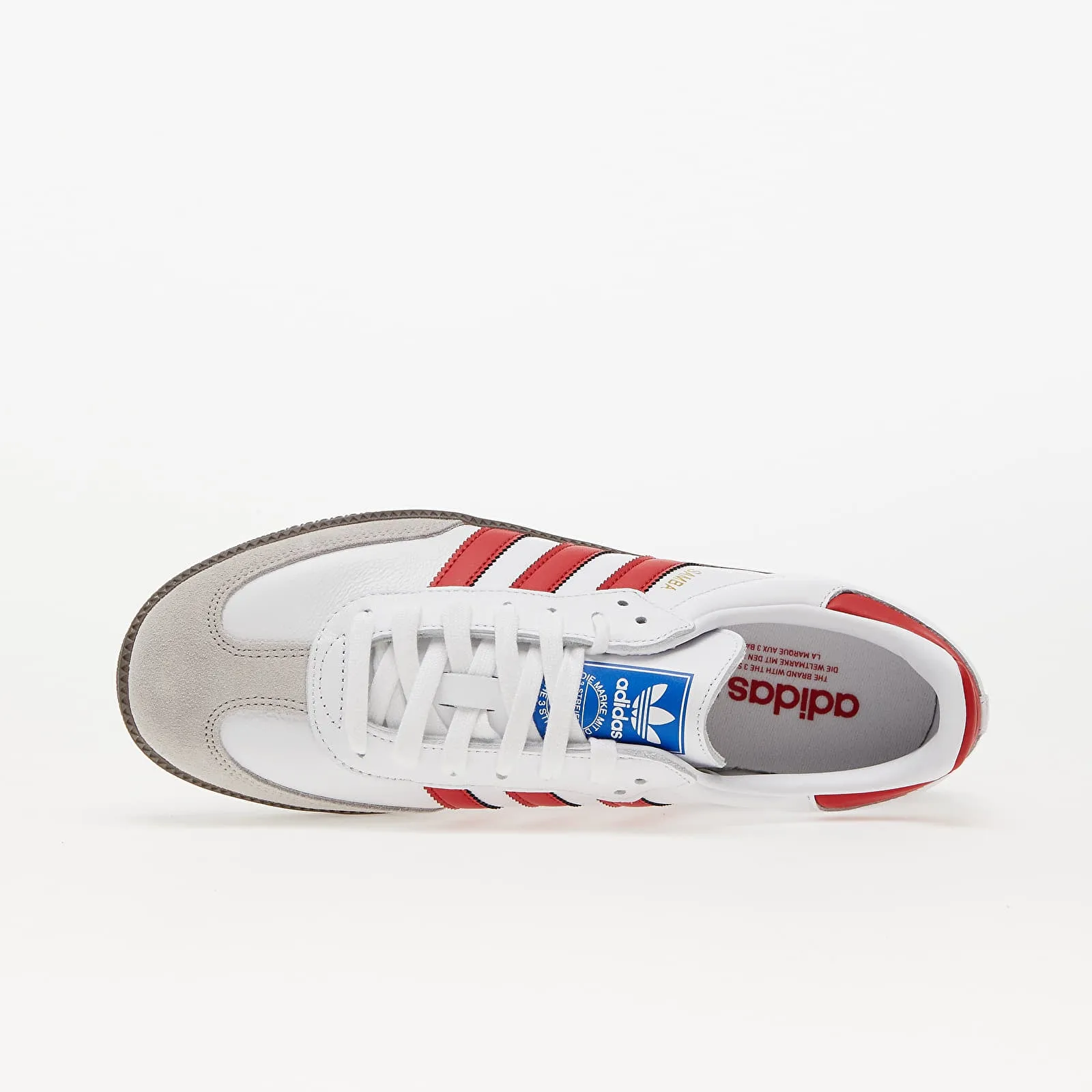 Adidas Men's Samba OG Cloud White / Better Scarlet / Supplier Colour Adidas Shoes Nmds