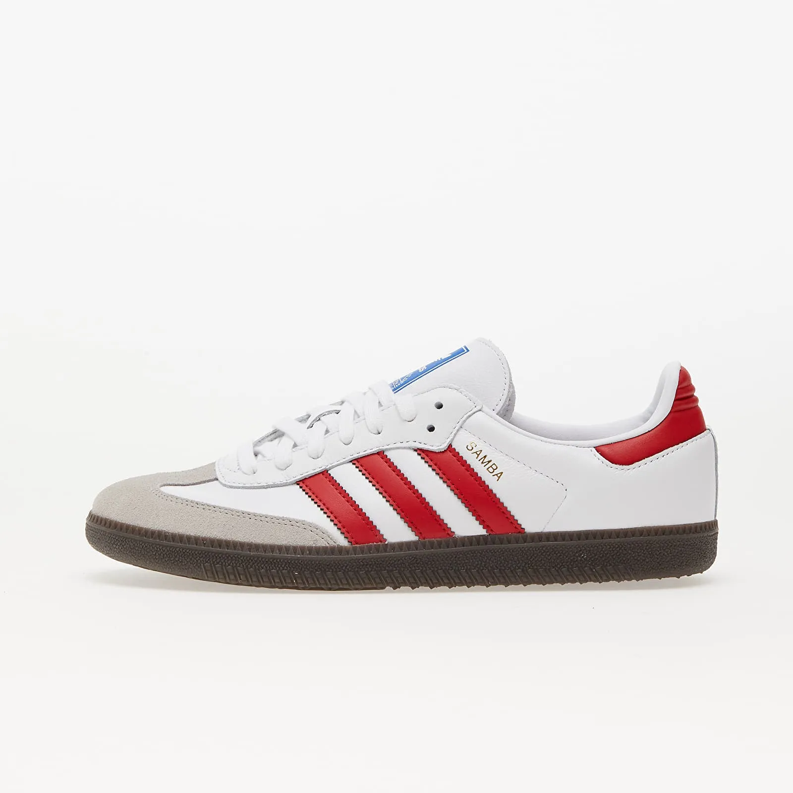 Adidas Men's Samba OG Cloud White / Better Scarlet / Supplier Colour Trendy Adidas Shoes 2025