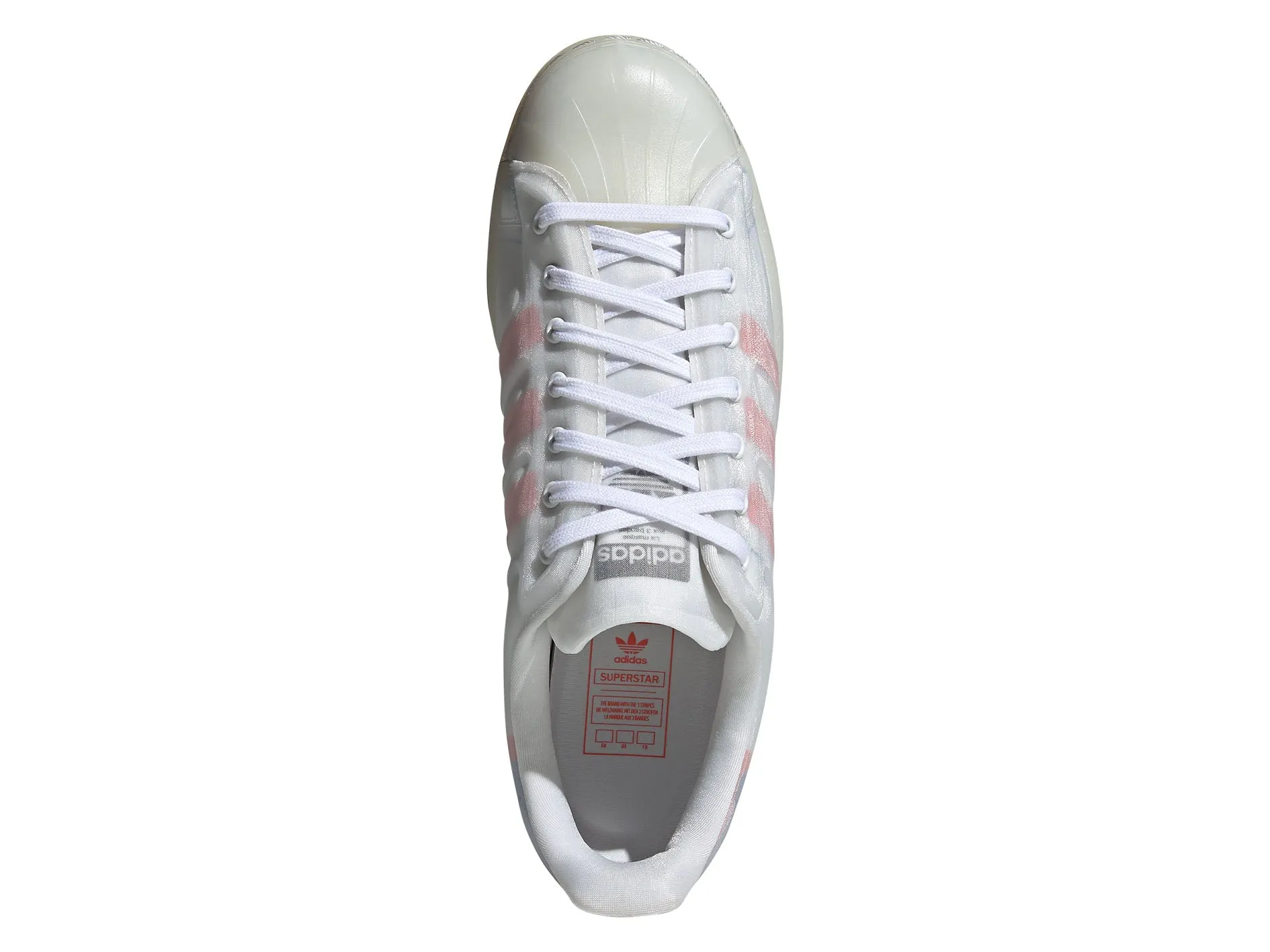Adidas Mens Superstar Future Shell White/Blue/Pink <br> FX5544 Adidas Pronation Shoes