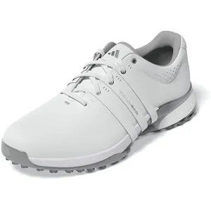 Adidas Men's Tour360 25 Spikeless Golf Shoes - Cloud White/Silver Metallic Adidas Shoes Sports