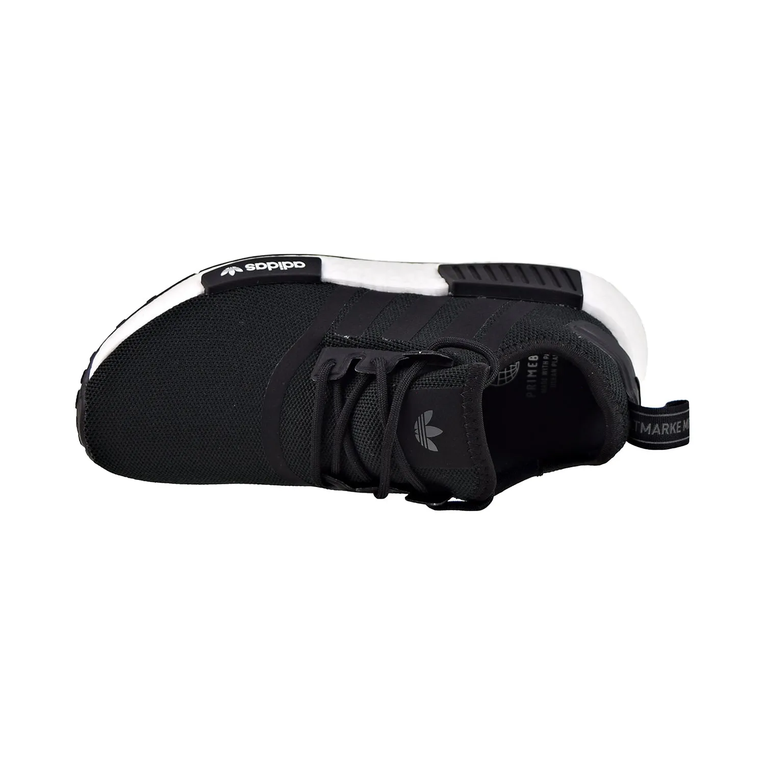 Adidas Simpsons Shoes Adidas NMD_R1 Refined Big Kids' Shoes Core Black-Cloud White