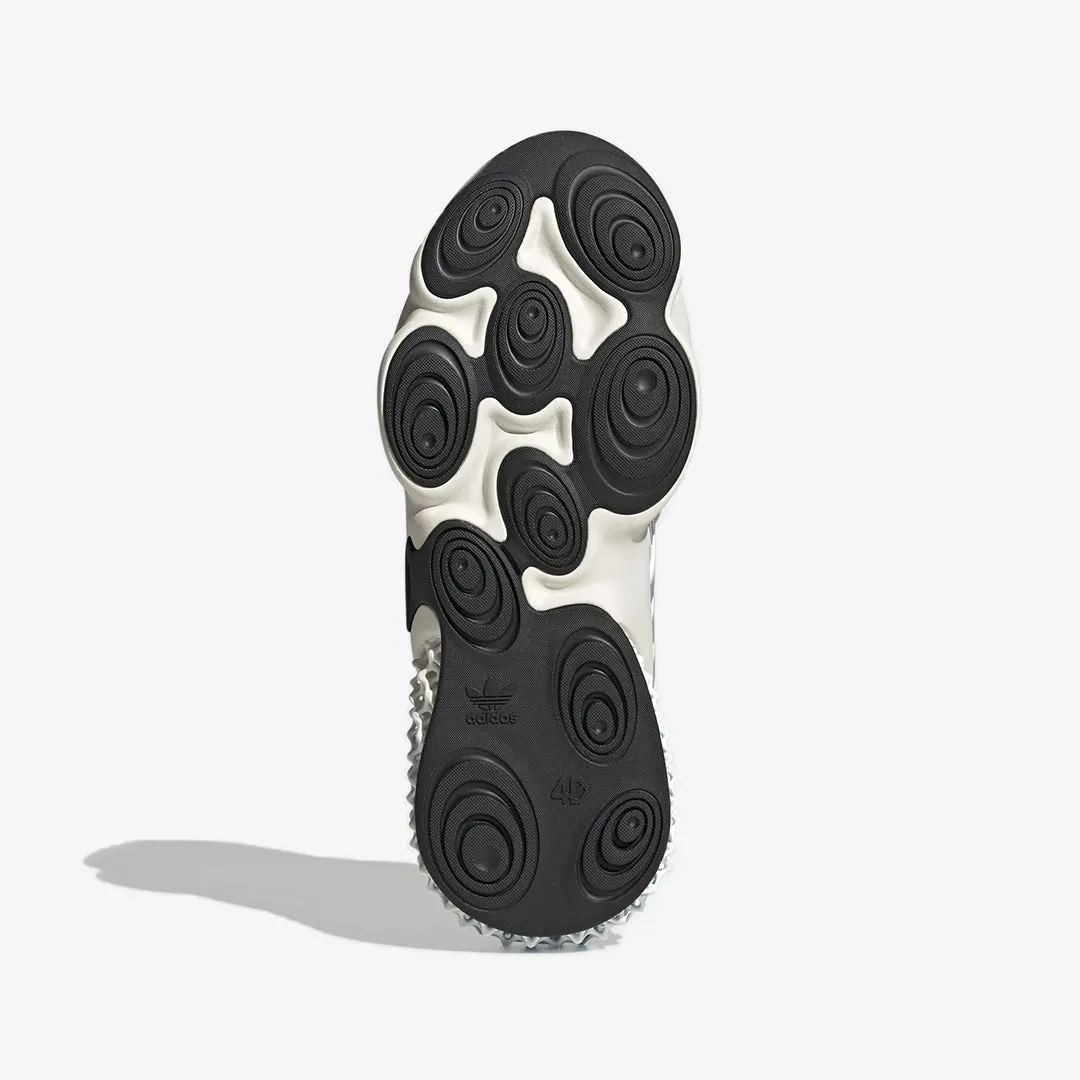 Adidas Originals | 4D KRAZED  { CLOUD WHITE/SILVER METALLIC Adidas Laceless Shoes