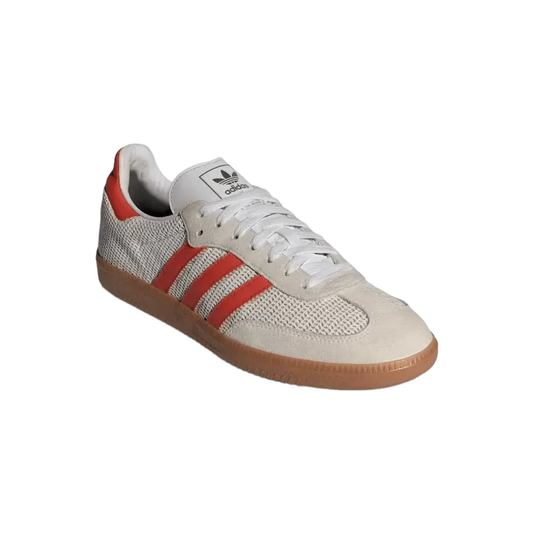 Adidas Originals Men's Samba OG Crystal White Preloved Red shoes Running Shoes For High Arch Feet