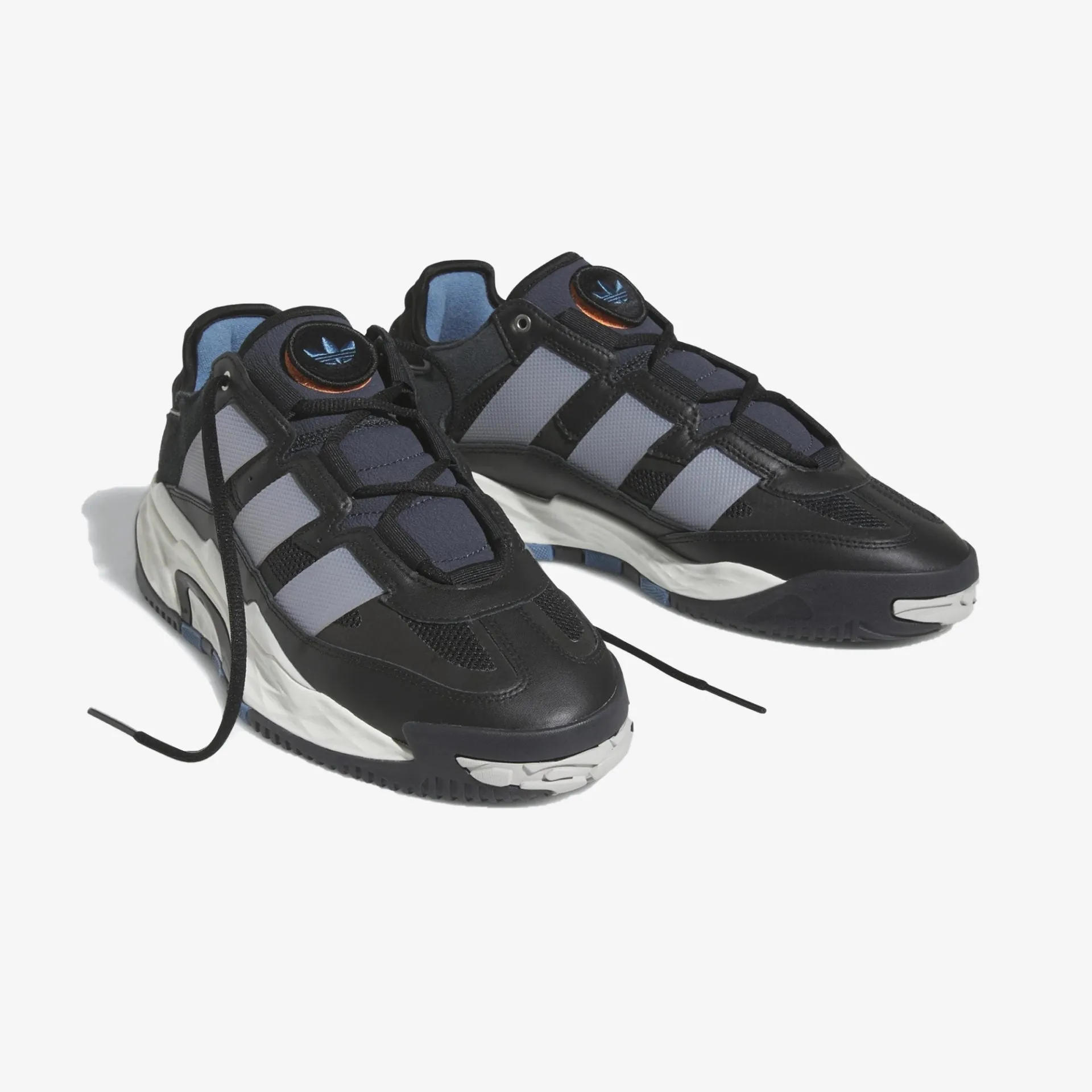 Adidas Originals | NITEBALL  { BLACK Adidas Shoes Low