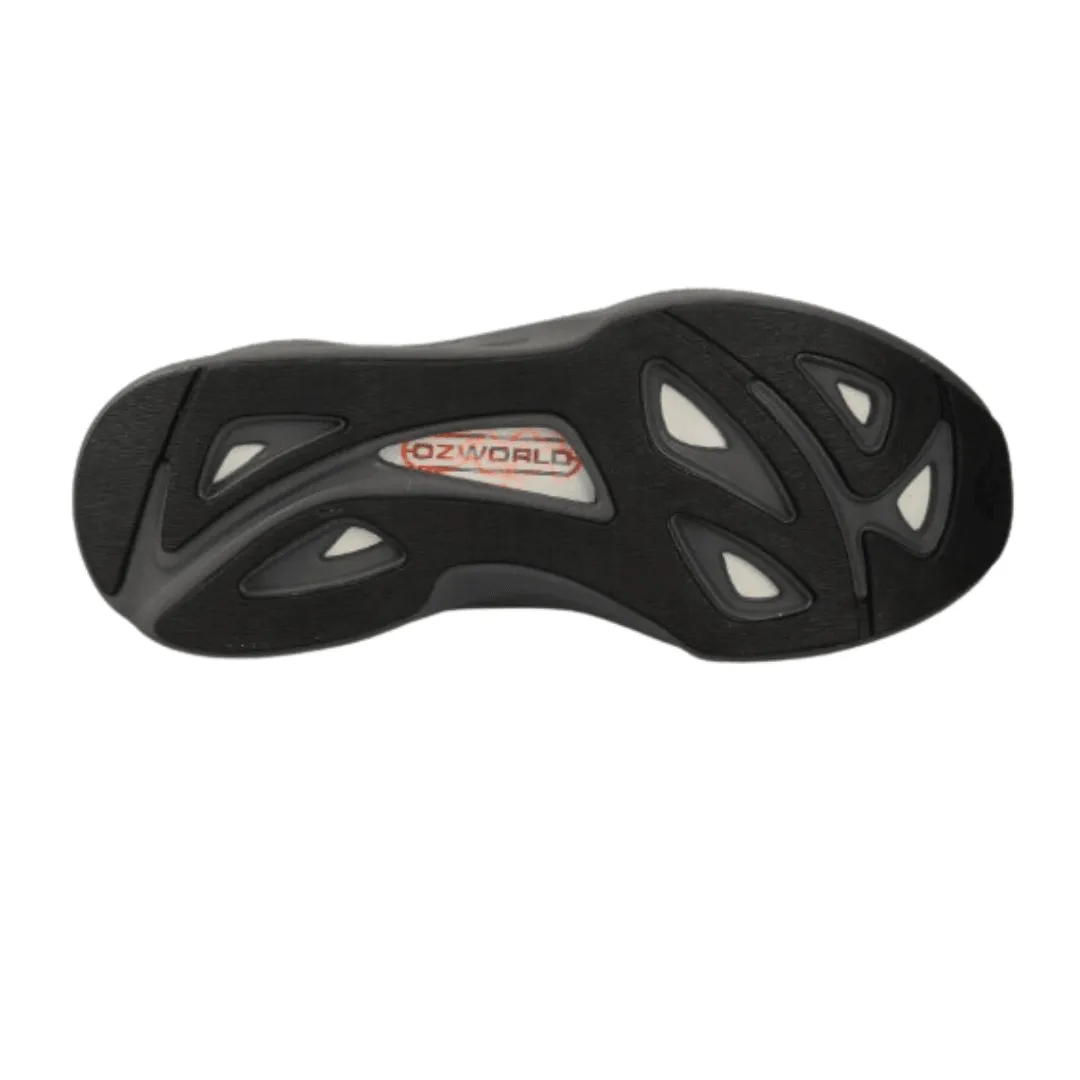 Adidas Ozmorph Shoes - Core Black/Grey Five/Solar Red Vintage Adidas Shoes