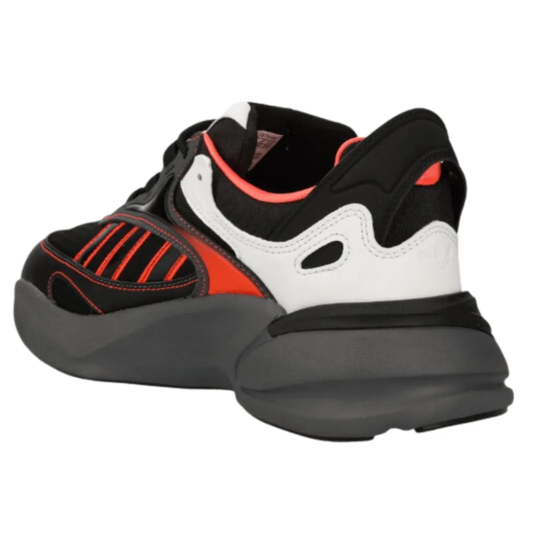 Adidas Originals Drop Step Low Casual Basketball Shoes Adidas Ozmorph Shoes - Core Black/Grey Five/Solar Red