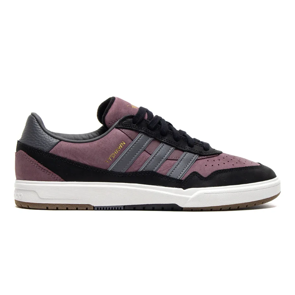 Adidas Tyshawn II Shoes - Shadow Fig / Grey Five / Core Black Adidas Tokio Shoes