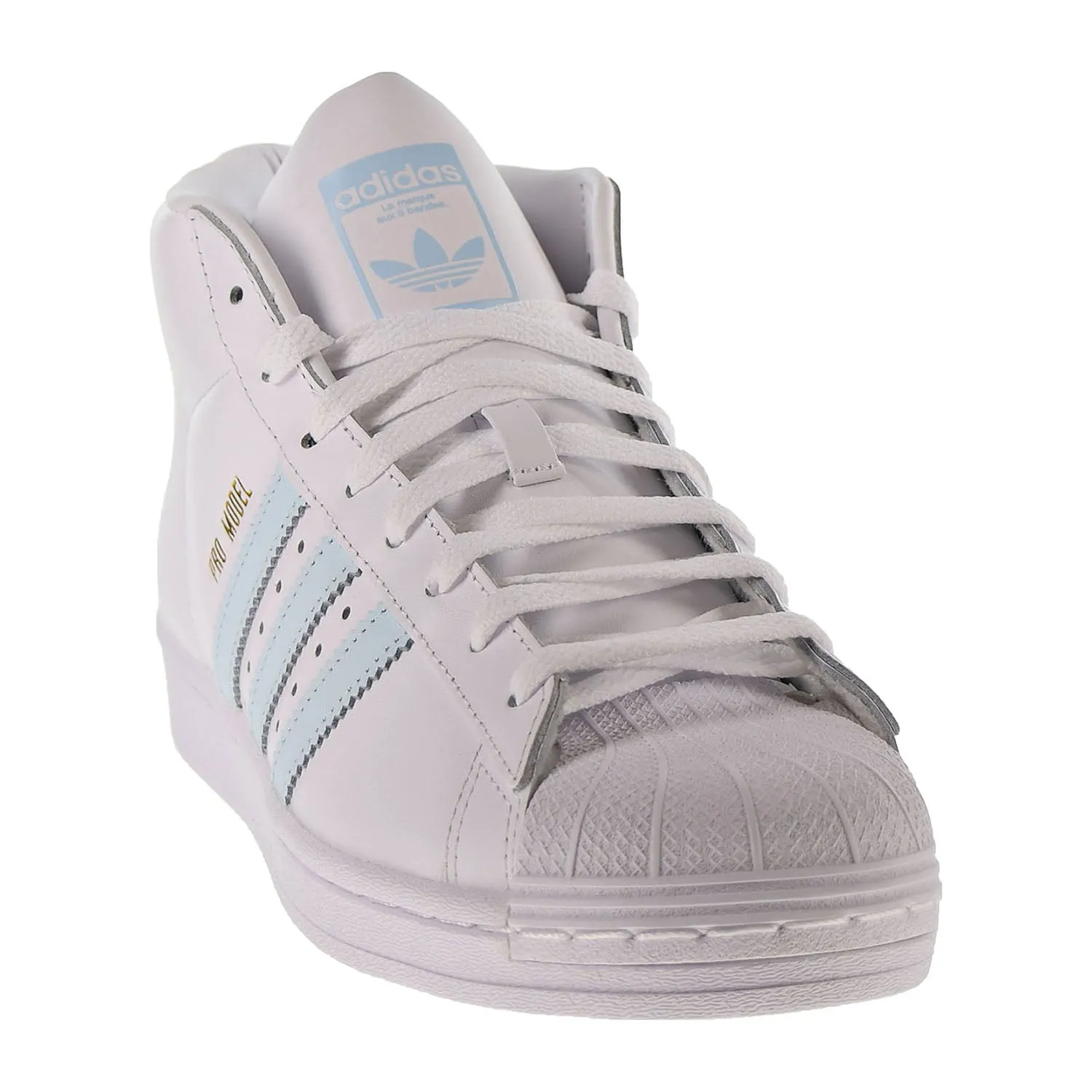 Adidas Pro Model Men's Shoes Cloud White-Sky Tint-Cloud White Kobe Bryant Adidas Basketball Shoes