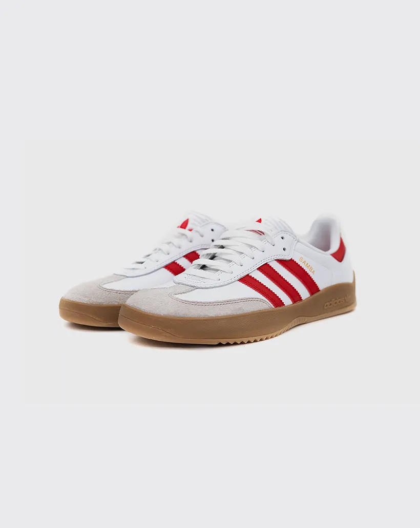 Originals Shoes Adidas Adidas Puig Samba - White/Scarlet/Gum