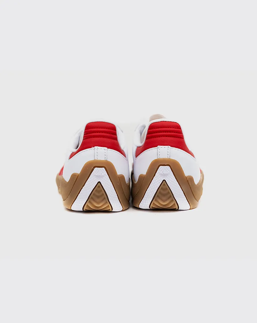 Adidas Puig Samba - White/Scarlet/Gum Cool Looking Adidas Shoes