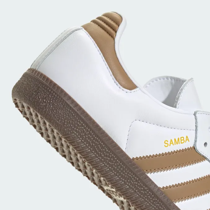 Upcoming Adidas Shoes Adidas Samba OG - Cloud White / Brown Desert / Clear Granite
