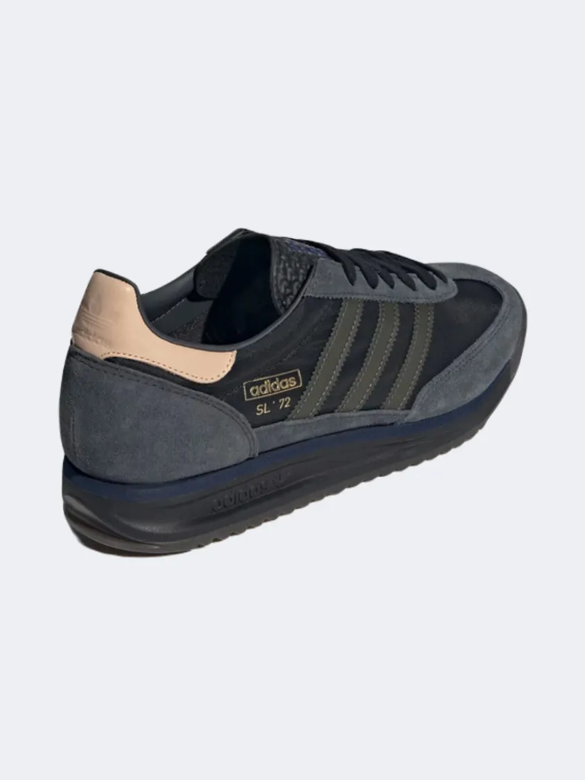 Adidas 1990 Shoes Adidas SL 72 Rs Men Original Shoes Black/Olive/Indigo