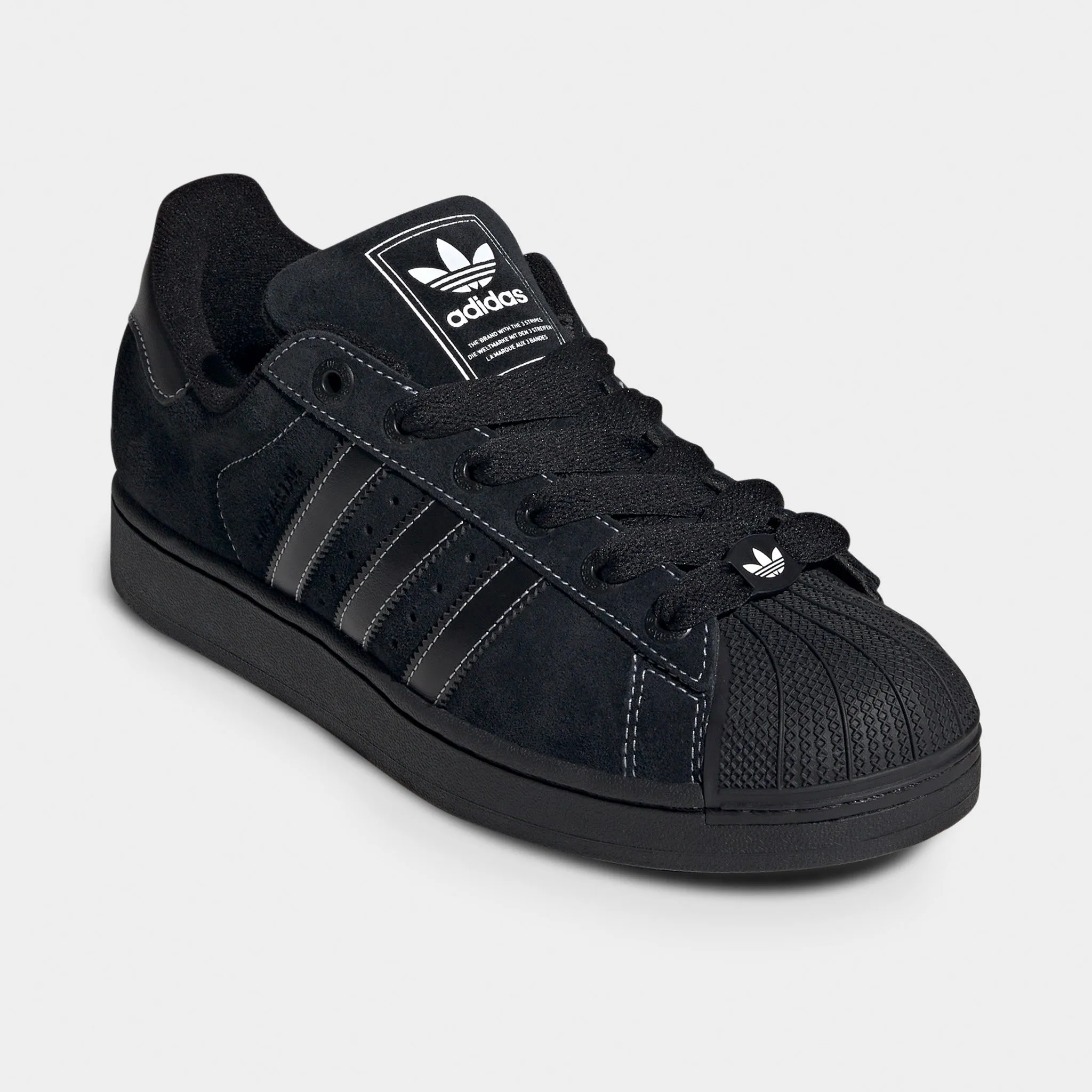 adidas Superstar II Black / Black Adidas Codechaos Golf Shoes