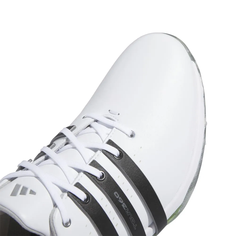 Adidas Top Shoes adidas Tour 360 24 Boost Golf Shoes - White/Black/Green Spark