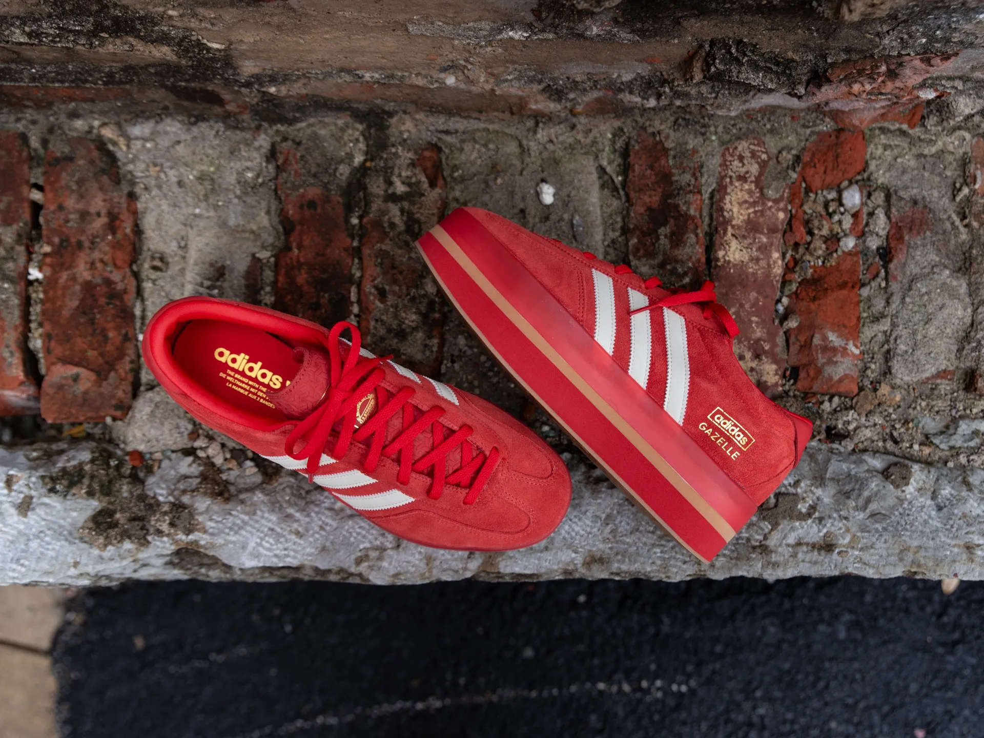Adidas Women's Gazelle Stack 'Red' Popular Adidas Shoes 2024