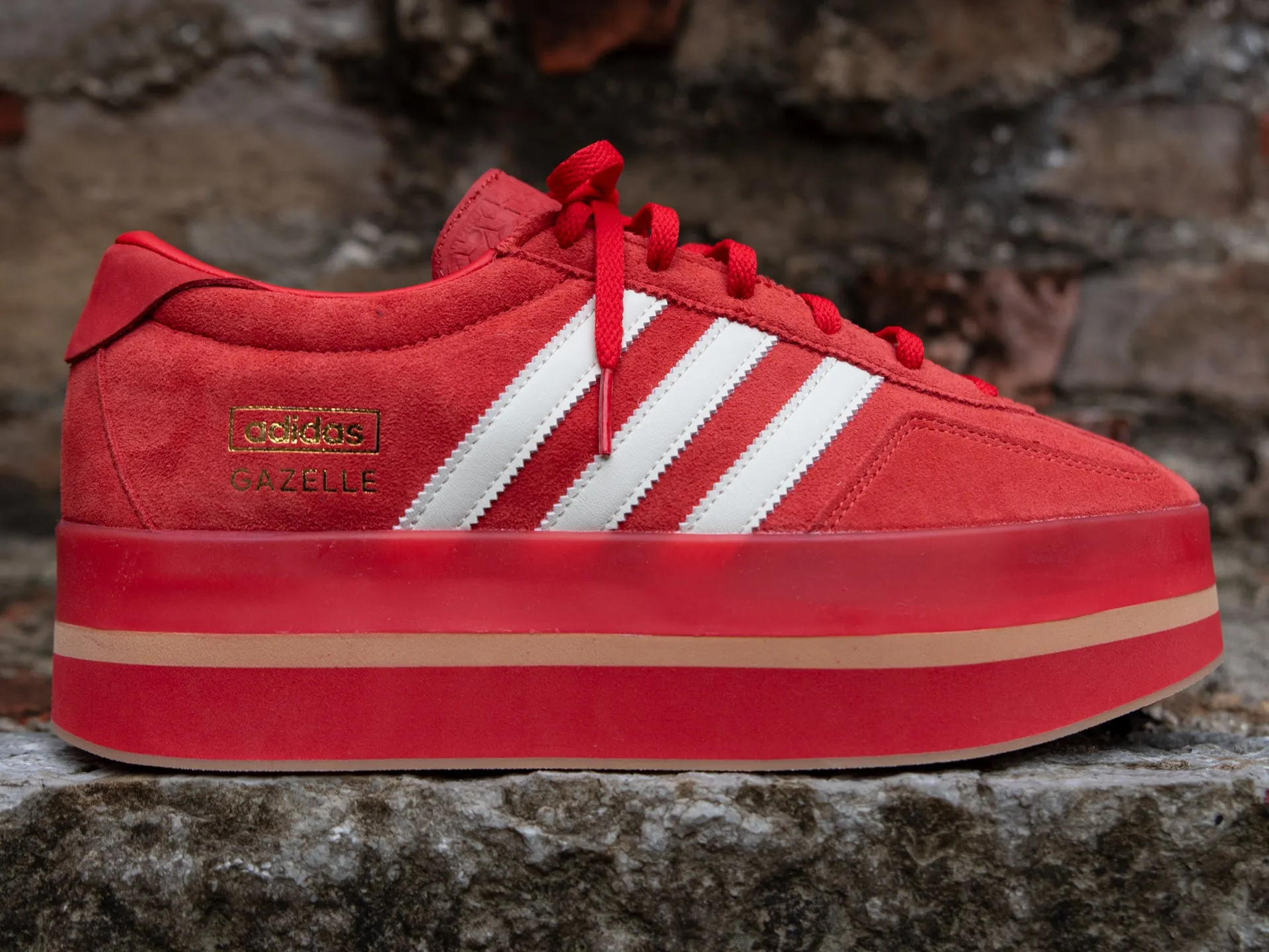 Adidas Women's Gazelle Stack 'Red' Bike Shoes Adidas